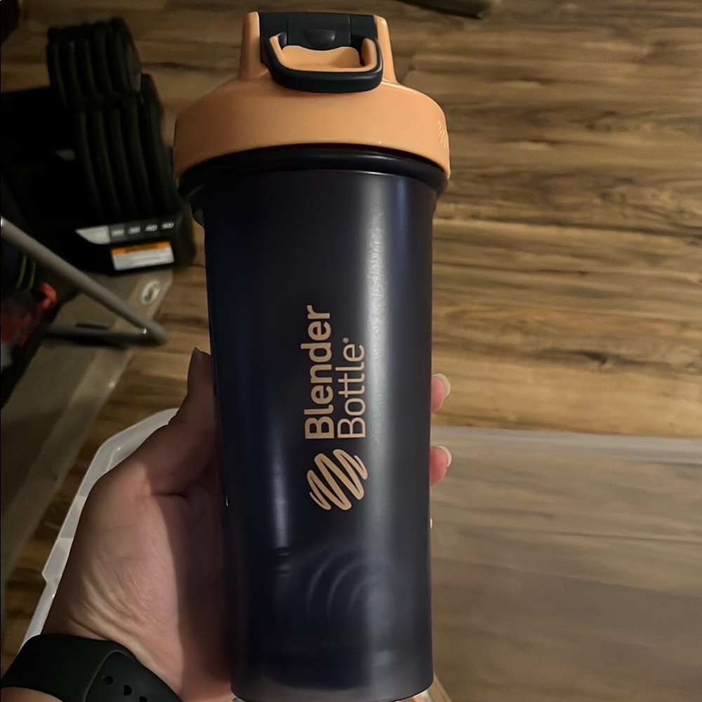 Pink and Blue Drinkware Shaker Bottle